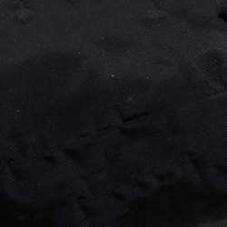 Pre Owned Carolina Herrera Black Embossed Leather Bow Bucket Shoulder Bag