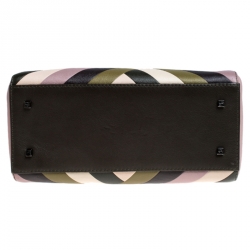 Pre Owned Carolina Herrera Multicolour Leather Charm Tote