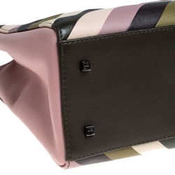 Pre Owned Carolina Herrera Multicolour Leather Charm Tote