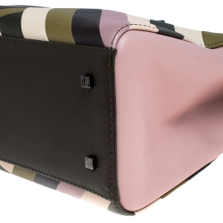 Pre Owned Carolina Herrera Multicolour Leather Charm Tote