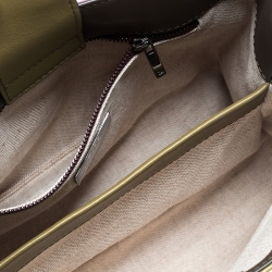 Pre Owned Carolina Herrera Multicolour Leather Charm Tote