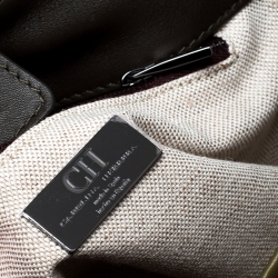 Pre Owned Carolina Herrera Multicolour Leather Charm Tote