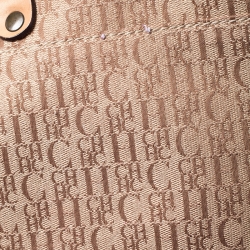 Pre Owned حقيبة كارولينا هيريرا  آندي جلد فوشيا مونوغرامي