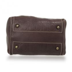 Pre Owned Carolina Herrera Brown Andy Boston Bag