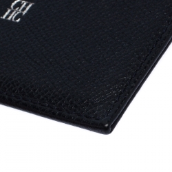 مملوكة مسبقًا Carolina Herrera Blue/Red Leather Card Holder