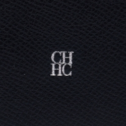 مملوكة مسبقًا Carolina Herrera Blue/Red Leather Card Holder