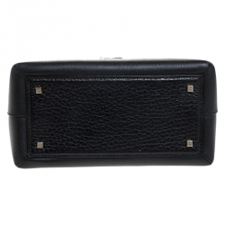 مملوكة مسبقًا Carolina Herrera Blue Monogram Leather Top Handle Bag