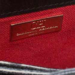 مملوكة مسبقًا Carolina Herrera Blue Monogram Leather Top Handle Bag