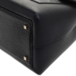 مملوكة مسبقًا Carolina Herrera Blue Monogram Leather Top Handle Bag