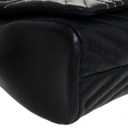 Pre Owned Carolina Herrera Black Quilted Leather Bimba Flap Shoulder Bag