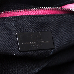 Pre Owned Carolina Herrera Black Quilted Leather Bimba Flap Shoulder Bag