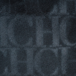 Pre Owned Carolina Herrera Midnight Blue Monogram Leather Matryoshka Tote