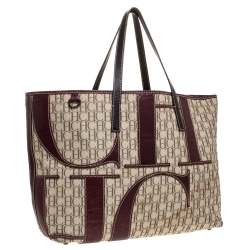 Pre Owned Carolina Herrera Multicolor Monogram Canvas Shopper Tote