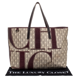 Pre Owned Carolina Herrera Multicolor Monogram Canvas Shopper Tote