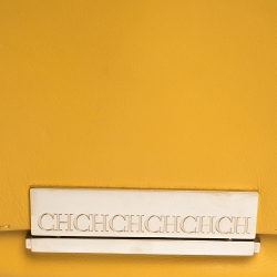 Pre Owned Carolina Herrera Tri Color Leather Casati Shoulder Bag