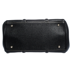 Pre Owned Carolina Herrera Black Leather Andy Tote