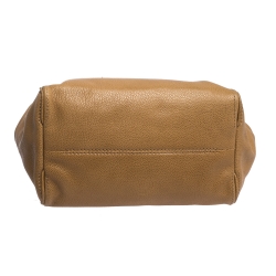 Pre Owned حقيبة كارولينا هيريرا جلد محبب بيج