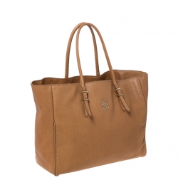 Pre Owned Carolina Herrera Tan Leather Tote