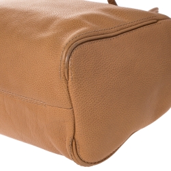 Pre Owned Carolina Herrera Tan Leather Tote