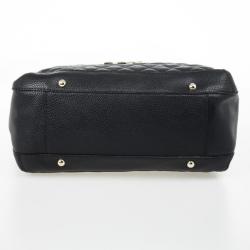 Pre Owned Carolina Herrera CH Black Monogram Tote