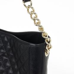 Pre Owned Carolina Herrera CH Black Monogram Tote