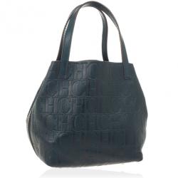 Pre Owned Carolina Herrera Blue Mini Matryoshka Tote