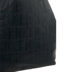 Pre Owned Carolina Herrera Blue Mini Matryoshka Tote