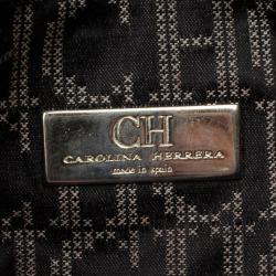 Carolina Herrera Black Quilted Flap Bag