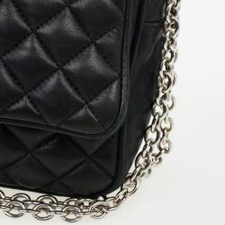 Carolina Herrera Black Quilted Flap Bag