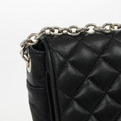 Carolina Herrera Black Quilted Flap Bag