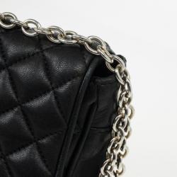 Carolina Herrera Black Quilted Flap Bag