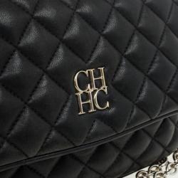 Carolina Herrera Black Quilted Flap Bag