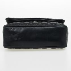 Carolina Herrera Black Quilted Flap Bag