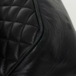 Carolina Herrera Black Quilted Flap Bag