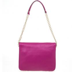Pre Owned Carolina Herrera Fuchsia Flap Bag