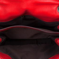 Pre Owned Carolina Herrera Monogram Embossed Bag