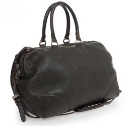 Pre Owned Carolina Herrera Black Boston Bag