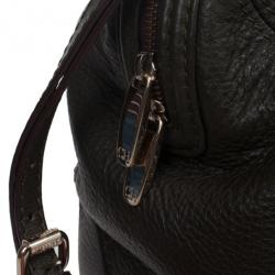 Pre Owned Carolina Herrera Black Boston Bag