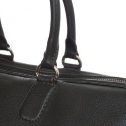 Pre Owned Carolina Herrera Black Boston Bag