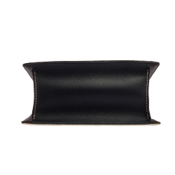 Carolina Herrera Multicolor Monogram Coated Canvas and Leather Top Handle Bag