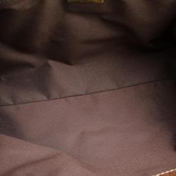 Pre Owned Carolina Herrera Beige Monogram Embossed Scarf Tote