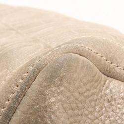 Pre Owned  Carolina Herrera Metallic Andy Boston Bag  