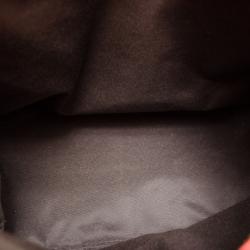 Pre Owned Carolina Herrera Red Monogram Embossed Chain Handle Tote 