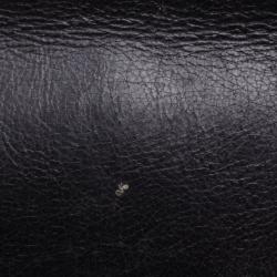 Pre Owned Carolina Herrera Black Monogram Embossed Tote 