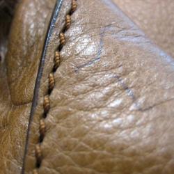 Pre Owned Carolina Herrera Brown Monogram Folded Flap Tote