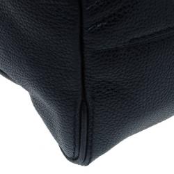 Pre Owned Carolina Herrera Black Leather Tempo Collection Adagio Bag