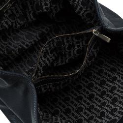 Pre Owned Carolina Herrera Black Leather Matteo Satchel