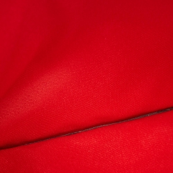 Pre Owned Carolina Herrera Brown/Beige Monogram Canvas Continental Zip Pouch with Scarf