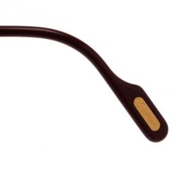 Pre Owned Cartier Gold Half Rimmed Round Mayfair Sunglasses