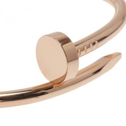 مملوكة مسبقًا Cartier Juste Un Clou Rose Gold Bracelet 17CM